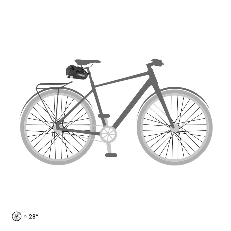 Ortlieb Saddle-Bag Two 4.1L Waterproof Seatpack in Black-5